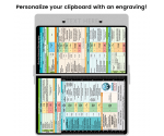 WhiteCoat Clipboard® - White Ovarian/Adnexal Sonography Edition